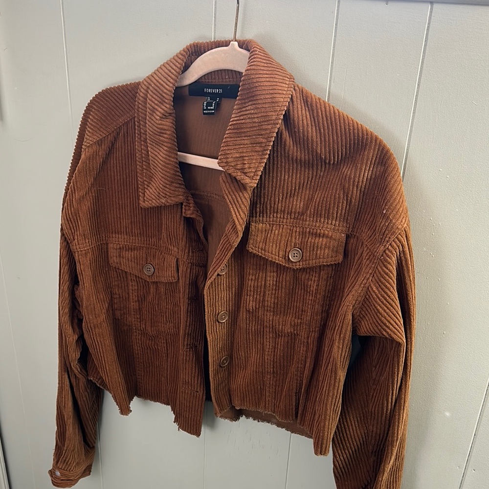 Forever 21 Brown Corduroy Jacket